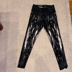 BlackMilk Women's Monochrome Patterned Jeggings